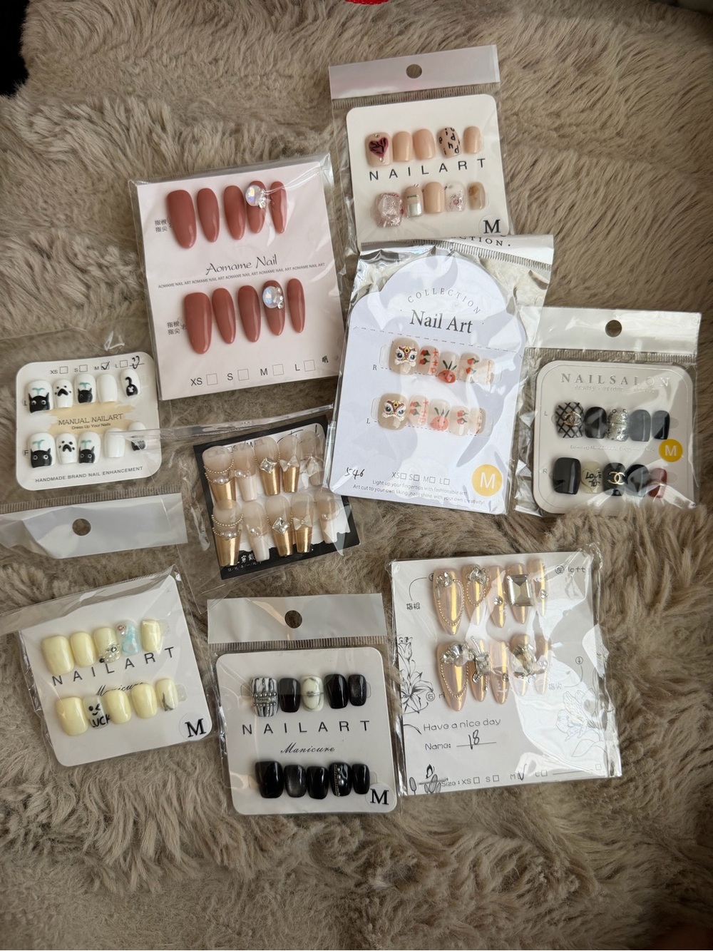 Assorted Press-On Nail Set Bundle